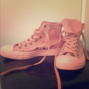 Pink Hightop Converse